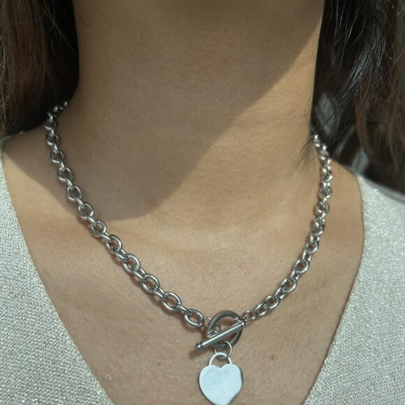 Stainless Steel Link Chain Necklace for Women - Picture 4 of 9